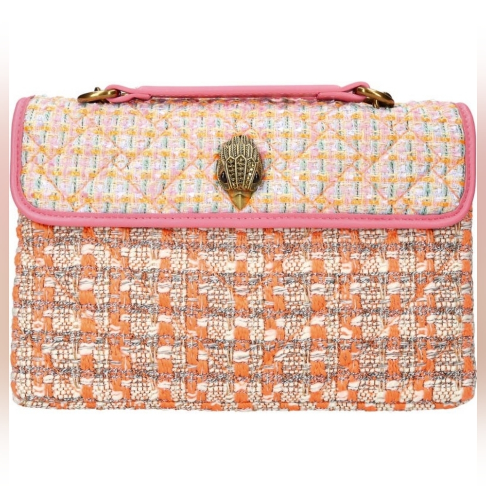 Kensington Tweed Convertible Shoulder Bag Kurt Geiger London